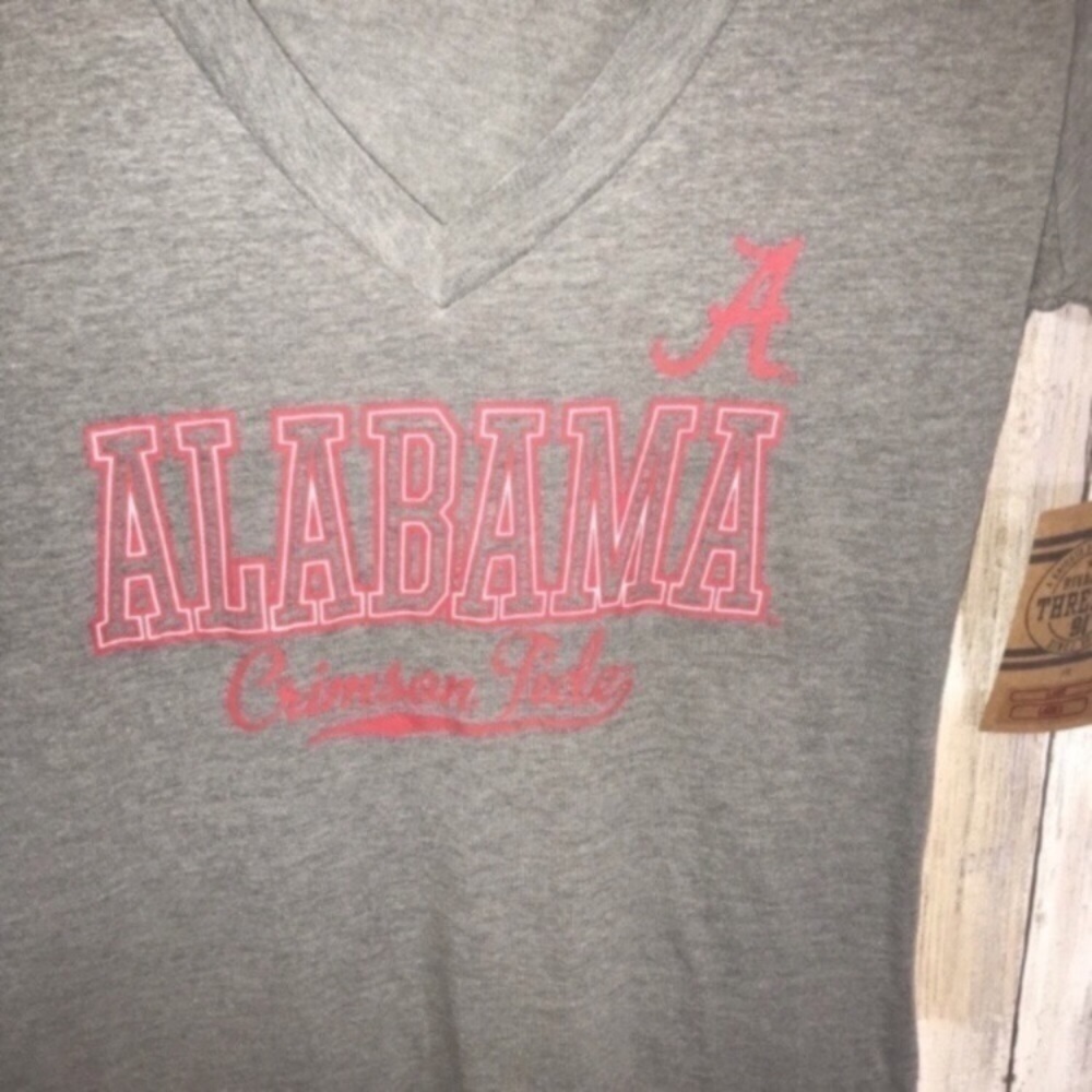 NWT NCAA Alabama Grey Team Tee Women’s Small NEW - Picture 3 of 6
